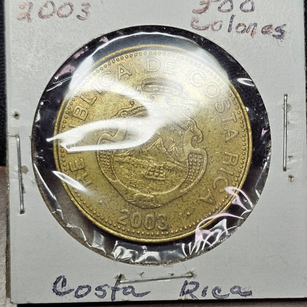Costa Rica 500 Colones Cresent Moon 2003